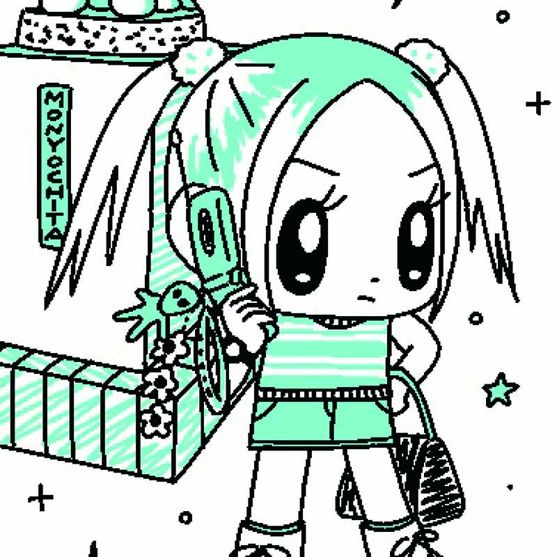 夢の交差点 渋谷芸術祭 入選 アクリル画 絵画 インテリア イラスト 原画 アクリル キャンバス F6 ⁡ 【 Wonderland 】 ⁡ ⁡ 可能性は無限大